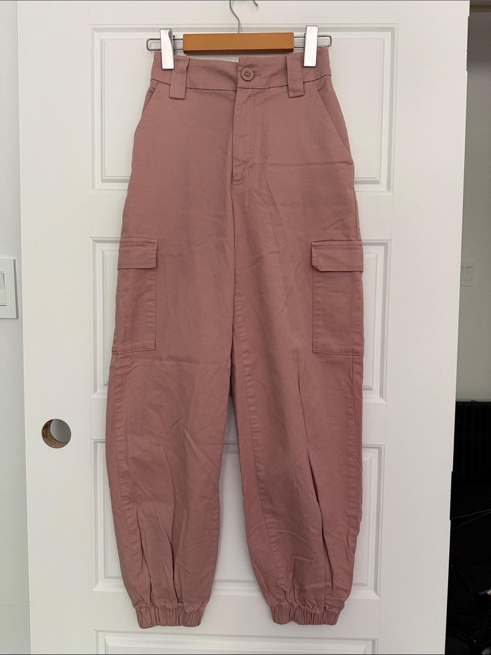 Urban Outfitters Dusty Mauve Cargo Joggers